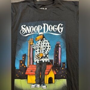 SNOOP DOGG Men’s T Shirt Rap Tee Hip Hop Black